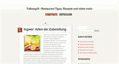 Desktop Screenshot of falkengrill.de